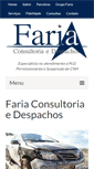 Mobile Screenshot of fariadespachos.com.br