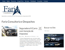 Tablet Screenshot of fariadespachos.com.br